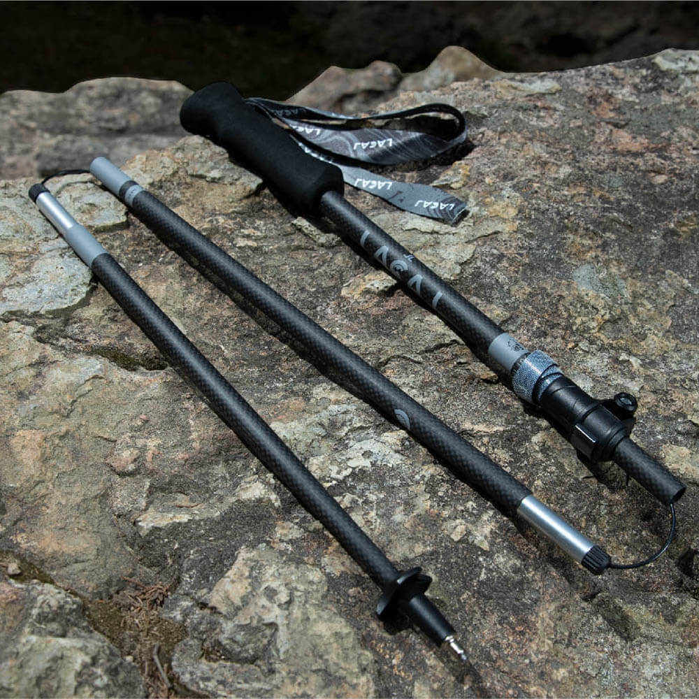 100% 3K Carbon Fiber Folding Trekking Pole