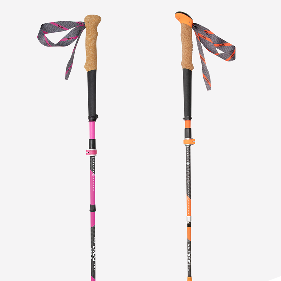 Fixed and adjustable trekking poles