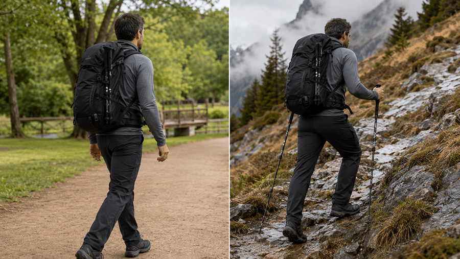 When trekking poles are useful