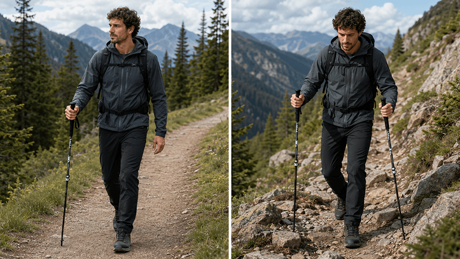 One trekking pole or two