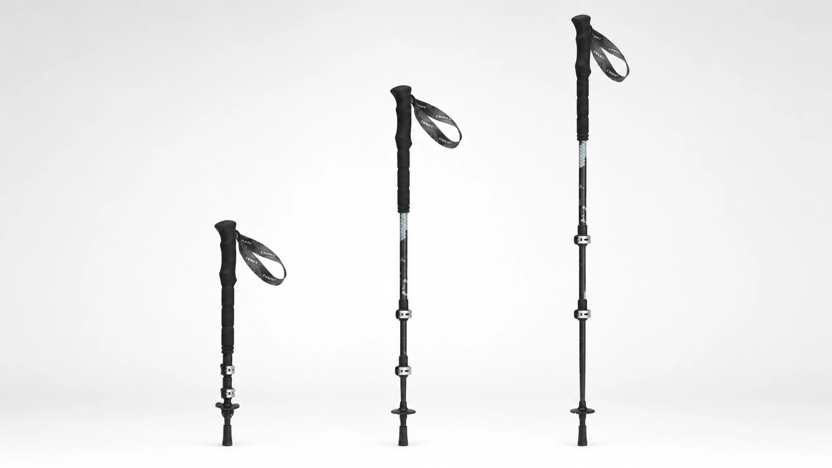 Trekking pole working length maximum length and packed length