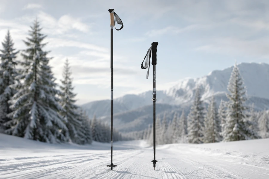 Cross country ski poles vs trekking poles for hiking