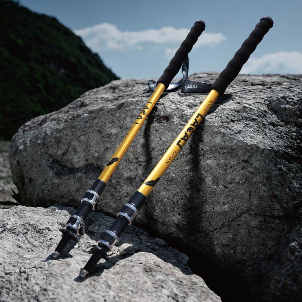 Bold Gold Linear Ultra Trail Running Poles