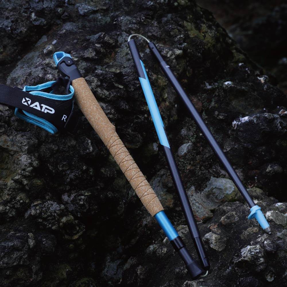 Midnight Onyx Aluminum Race Running Pole