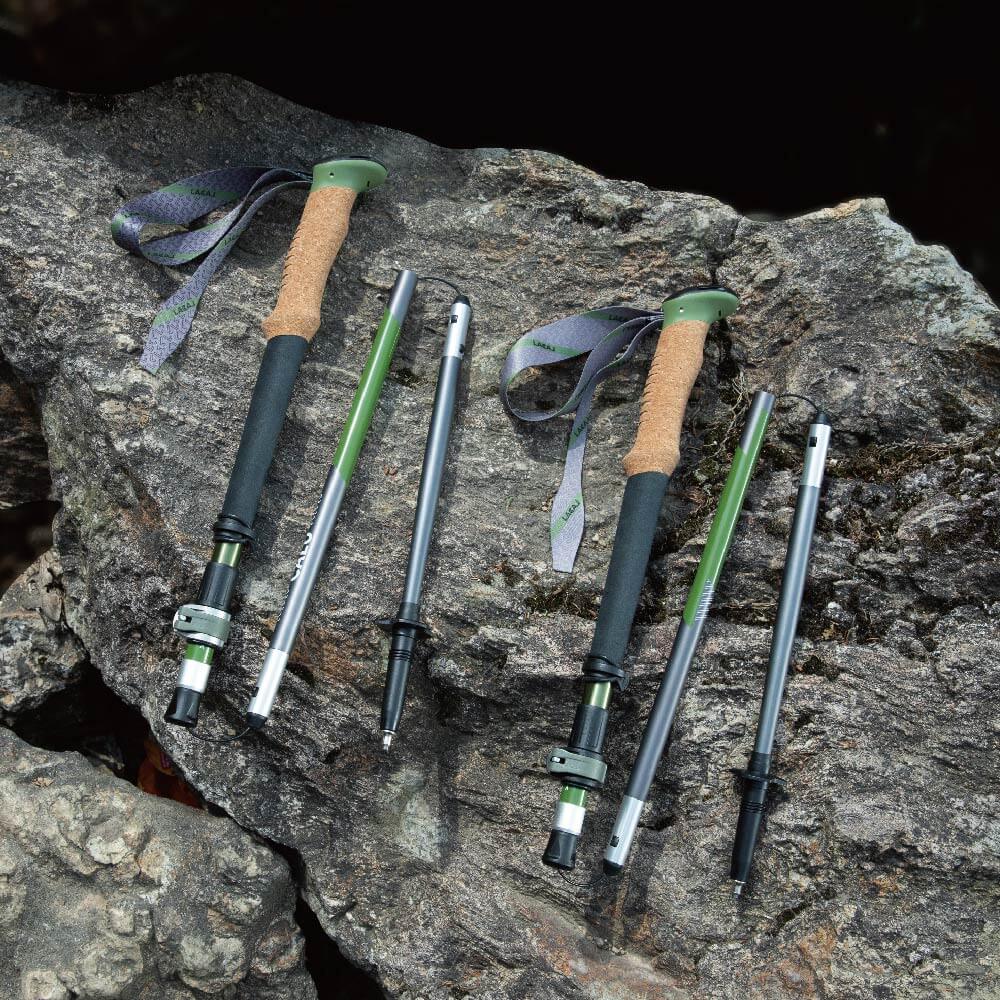 Electric Blue Camera Cork Trekking Pole
